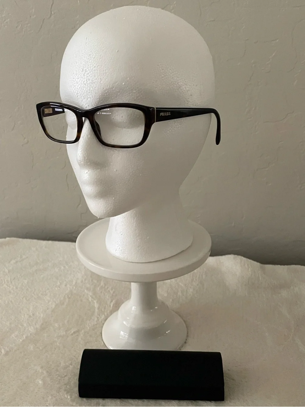 EUC-Prada Tortoise 52MM Eyeglass Frames-Made in Italy